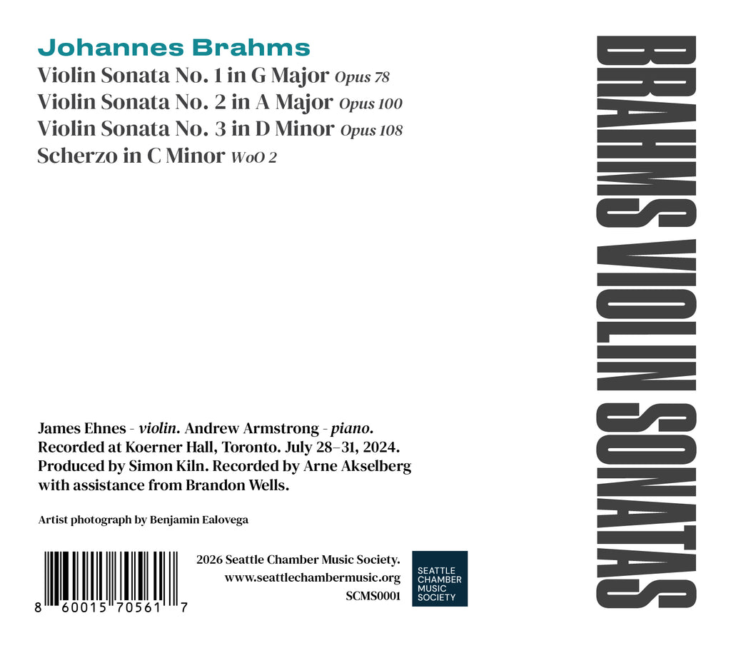Brahms Violin Sonatas - CD