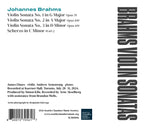 Brahms Violin Sonatas - CD