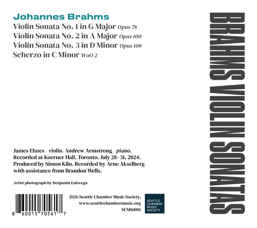 Brahms Violin Sonatas - CD