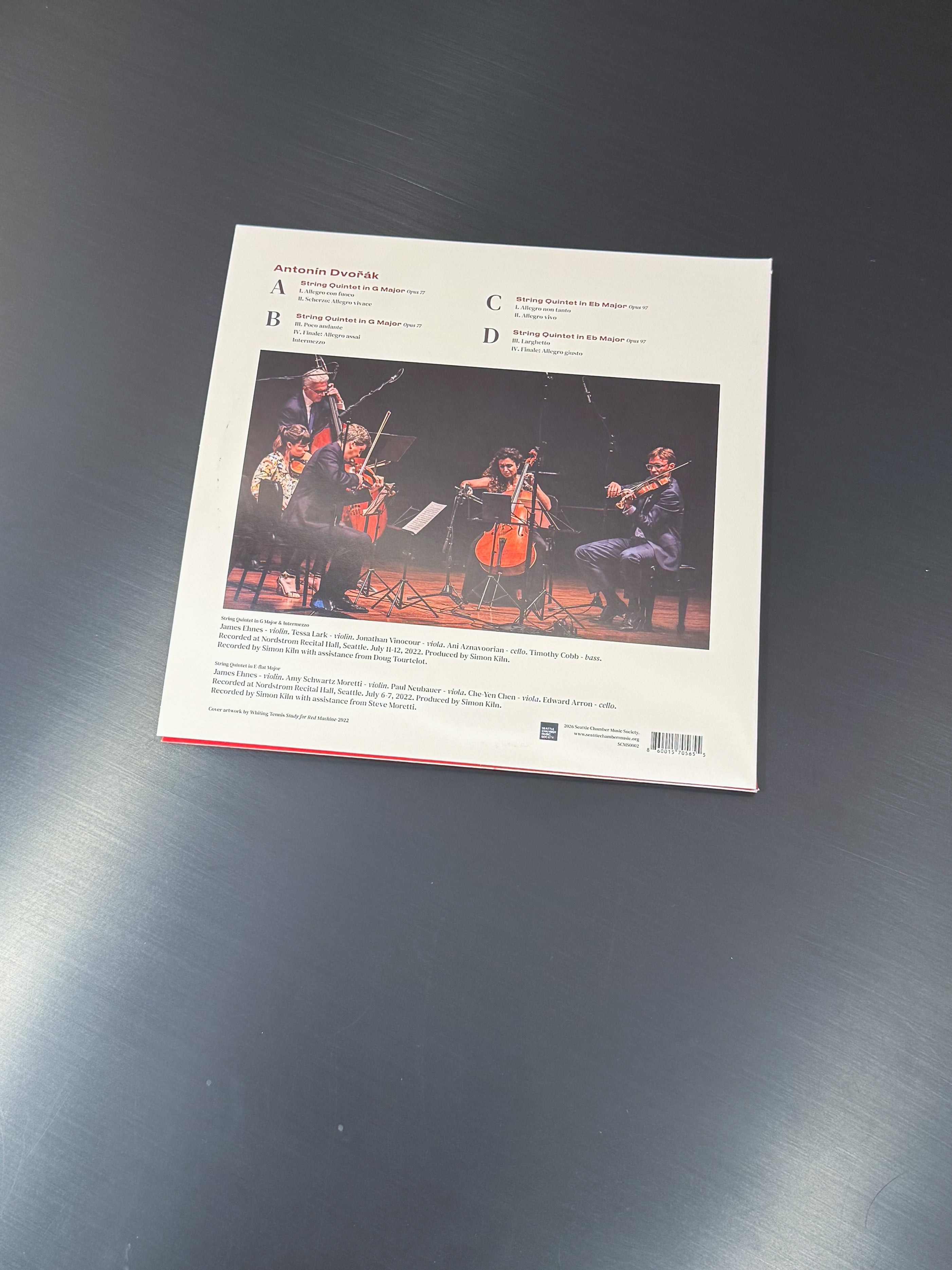 Dvořák String Quintets - Double LP